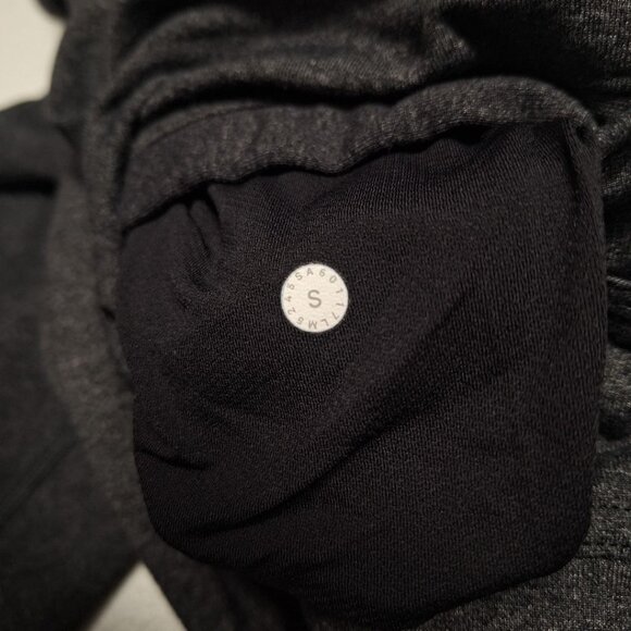 Lululemon Reflective Sweat Pants Jogger Gray Mens Small Zip Pockets Athletic - Picture 7 of 9